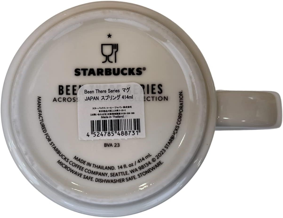 Red Starbucks Been There Series Japan Spring 2023 Ceramic Coffee Mug, 14 Oz | 1286543-HB