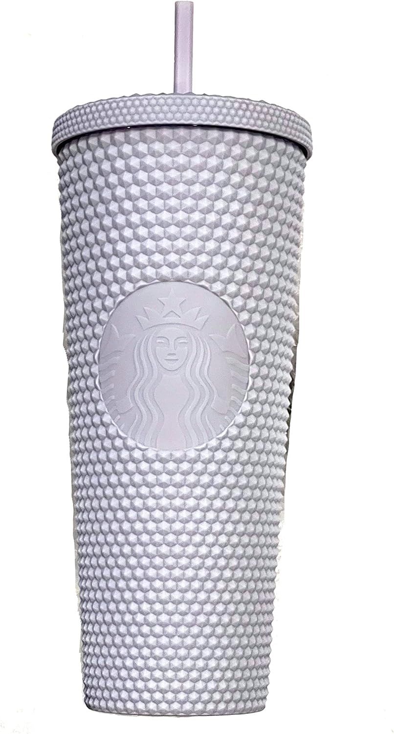 White Starbucks 2021 Holiday Bling Studded Cold Cup Tumbler 24oz | 4628937-CO