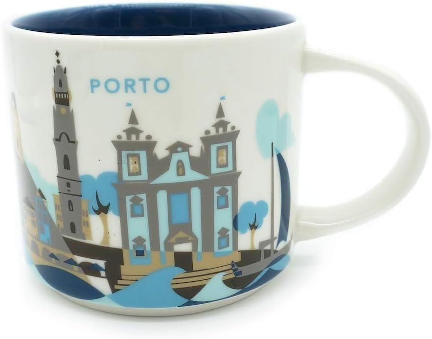 White Starbucks Porto (Portugal) You Are Here Yah Coffee Mug | 9547638-MS